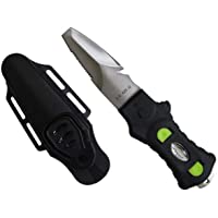 Scuba elección de Buceo Buceo Compacto Negro Punta Roma de Acero Inoxidable Cuchillo de DCB